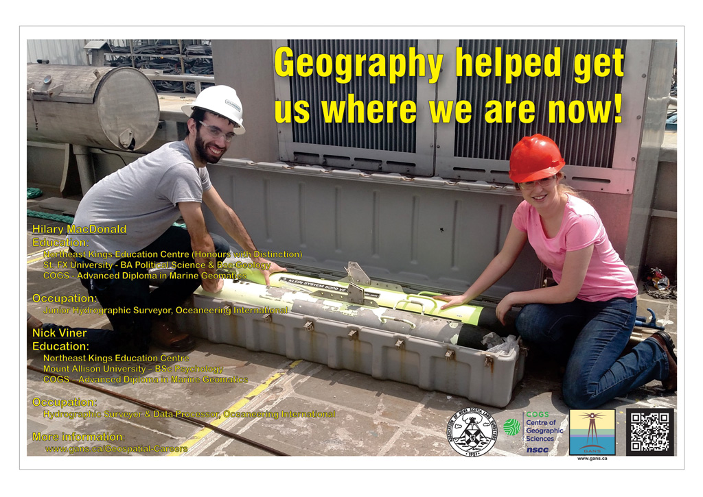 Nick Viner - Hydrographic Surveyor and Hilary MacDonald - Junior Hydrographic Surveyor 
